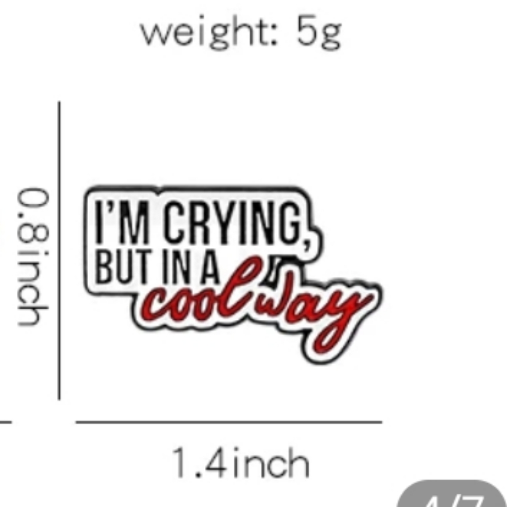 Crying pin